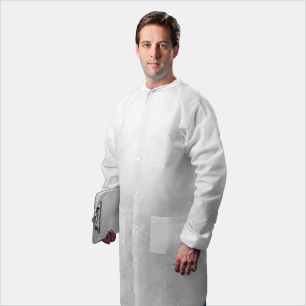 Disposable lab coats for lab safety